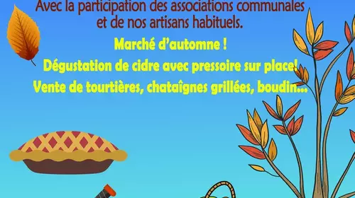 Marché du dimanche 6 octobre